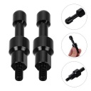 1PAIR ЧОРНИЙ MOTOCIKLAS SIDE MIRROR RISER MOUNT Z PRZEDLUZONA KONSTRUKCJA SRUBOWA  фото 12