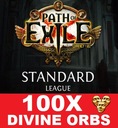 PATH OF EXILE POE STANDARD 100 DIVINE ORB PC