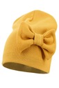 ДЕТСКАЯ ВЕСЕННЯЯ ОДНОСЛОЙНАЯ ШАПКА С БАНТОМ