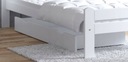 Zásuvka pod posteľ 160cm biela MDR Šírka nábytku 158 cm