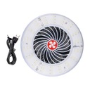 Adsorpcja oświetlenia wentylatora kempingowego 2 w