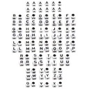 БУКВЫ БУСИНЫ для вышивки ВЕСЬ АЛФАВИТ А-Я