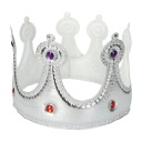 КОРОНА С КАМНЯМИ ИЗ СЕРЕБРЯНОГО МАТЕРИАЛА