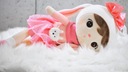 Кукла-кролик Metoo с именем для девочки, подарок на годик, мягкая игрушка.