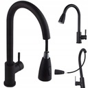 Кухонная батарея вытянута черный гибкий черный коврик