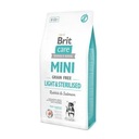 Brit Care Mini bez obilnín ľahký sterilizovaný králičí losos 400 g