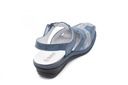 Dámske sandále Suave módne 720140 5 COBALT modré KOŽA VEĽ.,36 Strih klasické so zvrškom