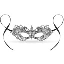 АЖУРНАЯ прозрачная СЕРЕБРЯНАЯ ретро Венецианская маска