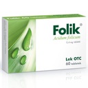Фолиевая кислота 0,4 мг, 60 таблеток