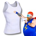 ФУТБОЛКА ДЛЯ ПОХУДЕНИЯ МУЖСКАЯ корректирующая футболка COMFORT белая XXL