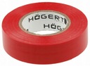 HOGERT Taśma izolacyjna PVC czerwona 20m HT1P282