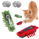 2x таракан-червь, насекомое, похожее на Hexbug La Cucaracha, игрушка для кошек, 4 батарейки