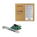 PC0090 LOGILINK PC0090 PCIe USB-C 2x USB3.0 LOGILINK PC0090 Kód výrobcu PC0090