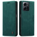 КОЖАНЫЙ КОШЕЛЕК CASEME SMART MAGNET ДЛЯ REDMI ПРИМЕЧАНИЕ 12 4G + СТЕКЛО