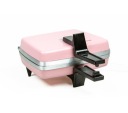 Вафельница Dezal 301.5 1300Вт, розовый, 2 прямоугольника