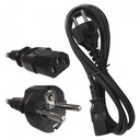 СИЛОВОЙ КАБЕЛЬ, ТРАПЕЦИАЛЬНЫЙ ПРОВОД IEC C13, 1,8 м