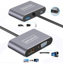АДАПТЕР-ХАБ Адаптер USB-C 4-в-1 HDMI 4K VGA USB 3.0 Zenwire