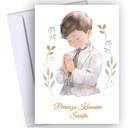 ПРИГЛАШЕНИЯ НА ПЕРВОЕ ПРИЧАСТИЕ КОНВЕРТ ДЛЯ МАЛЬЧИКА 234