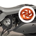 КРИШКА ВЕНТИЛЯТОРА РАДІАТОРА ДВИГУНА MOTOCYKLA, АКСЕСУАР MOTOCYKLOWE, ВИСОКА КОЛІР ПОМАРАНЧ  фото 8