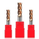 Твердосплавная фреза 4 мм 55 HRC VHM твёрдый сплав 4,0 мм 4 бородки 4F 4P 4 бородки