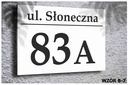 Табличка АДРЕСНАЯ ДОСКА АЛЮМИНИЕВАЯ НОМЕР ДОМА 20х30.