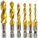 СВЕРЛА ДЛЯ НАРЕЗКИ ФАСОК HSS M3 - M10 СВЕРЛА С ШЕСТИГРАННЫМ НАРЕЗОМ 6 EL.