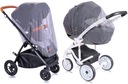 Mio bebe LARGE+ МОСКИТНАЯ СЕТКА для коляски и гондолы, СЕРЫЙ +