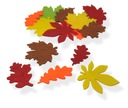 Листья из фетра 5см осень 24 шт осенние листья