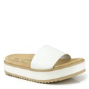 CARINII B3958 ШЛЕПАНЦЫ, САНДАЛИИ, КОЖАНЫЕ, БЕЛЫЕ 39