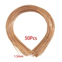 Резинки для волосся та бігуді набір резинок 50Pcs — фото 10