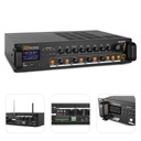 WZMACNIACZ 4strefowy PA 240W 100V 8Ohm BT USB FM