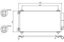 CONDENSADOR DE ACONDICIONADOR CITROEN C8 FIAT ULYSSE LANC 