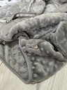 POMPdeLUX bunda plyšová mikina minky mäkká teplá jarná J.NOWA 104 Dominujúca farba sivá