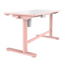 Розовый регулируемый стол для детской комнаты