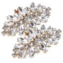 2 шт. ЗАЖИМЫ ДЛЯ ОБУВИ ХРУСТАЛЬНЫЕ УКРАШЕНИЯ ПРЯЖКИ ДЛЯ ОБУВИ