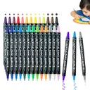 26 ДВУХСТОРОННИХ МАРКЕРОВ, АКРИЛОВЫХ МАРКЕРОВ, ХУДОЖЕСТВЕННЫХ ПОЕЗДОК ДЛЯ ШКОЛЫ, 1 ММ/5 ММ