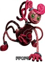 Наклейка на торт POPPY HUGGY WUGGY. Украшение для торта. Сахарная печать, 10x14 см