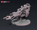 Gunline Heavy Recon Bike model pasuje do gry StarWars Legion