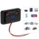 ГНІЗДО АВТОМОБІЛЬНИЙ MONTAZOWE 12V 24V 4 USB PD QC 3.0 ON ВИКЛЮЧЕНИЙ 96W КРИШКА  фото 9