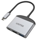 Адаптер Unitek USB-C — HDMI 8K, USB-A, USB-C 100 Вт