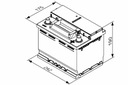 BOSCH АККУМУЛЯТОР BOSCH 12V 60AH 640A START&STOP EFB P + 1 242X175X190