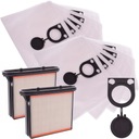 10 МЕШКОВ 2 ФИЛЬТРА ДЛЯ STARMIX ISC ARDL BOSCH GAS 25 50 METABO ASR 2025