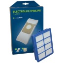 12 сумок ELECTROLUX Philips E201SM + HEPA-ФИЛЬТР