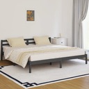 vidaXL Rám postele, masívne borovicové drevo, 200x200 cm, sivý Značka VidaXL
