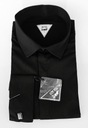 Košeľa super slim spona čierna veľkosť L kolekcia black Veľkosť L