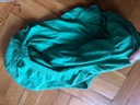 Spódnica spódniczka dresowa zielona kieszenie M Wzór dominujący bez wzoru