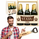 ПОДАРОК ​​НА ДЕНЬ РОЖДЕНИЯ BEER BOX плюс БЕСПЛАТНАЯ ОТКРЫТКА С ГРАВИРОВКОЙ