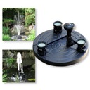 ПЛАВАЮЩИЙ ФОНТАН высотой 1,7 м с БЕЛОЙ ПОДСВЕТКОЙ