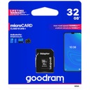 Карта памяти microSD UHS-I Goodram емкостью 32 ГБ с адаптером