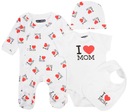 РАЙЕТКА ДЛЯ НОВОРОЖДЕННЫХ 4 ЧАСТИ I LOVE MOM 74 R041A